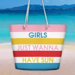 Plážová taška Malibu Girls just wanna have sun